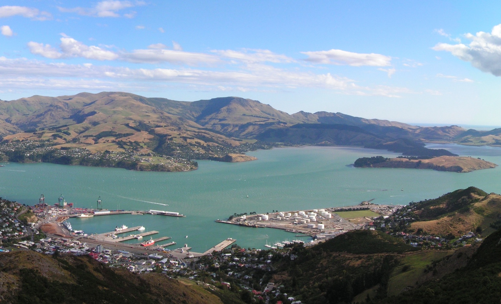 Lyttleton harbour