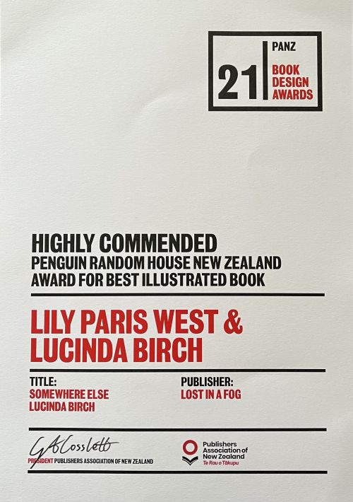 Highly commended Certificate for PANZ Book Design Awards